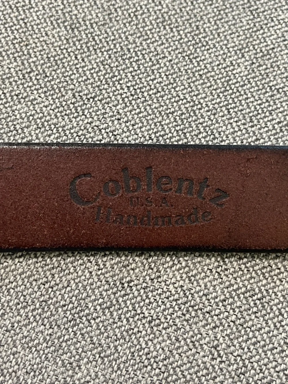 Coblentz English Bridle Work Leather Belt
